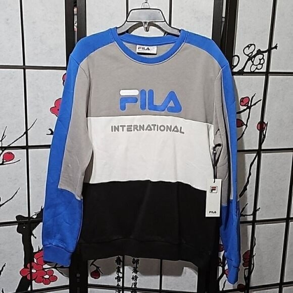 Fila Sweatshirt Colorblock Sweater NWT‎ Small - Picture 1 of 4